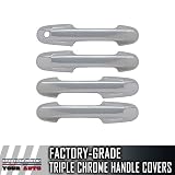 2003-20007 Honda Accord 4dr Chrome Door Handle Covers (No Passenger Keyhole) 