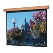 Da-Lite Manual 120" Diagonal Video Format Home Theater Wall Screen with Hamilton Veneer Case and Matte White Fabric