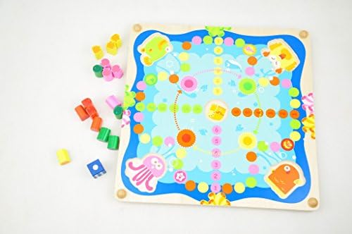 TOP BRIGHT Flying Airplane Chess &amp; Tic-tac-toe Game