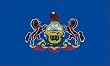 Valley Forge Nylon Pennsylvania State Flag, measures 3-Foot x 5-Foot