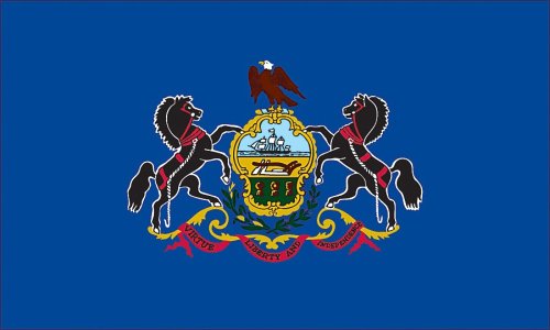 Pennsylvania State Flag, Nylon (3 ft. x 5 ft.)