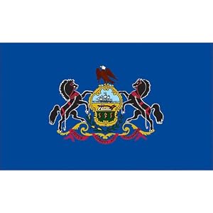 Pennsylvania State Flag, Nylon (3 ft. x 5 ft.)