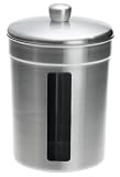 Cuisipro Stainless Steel Canister with Viewing Window