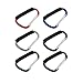2 Jumbo Aluminum Carabiner Large D Ring Snap Hook Key Chain Cushion Grip 6 1/2