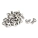 uxcell M6x15mm Male Thread Phillips Flat Head Bolt Screw Suitable for Double Bed Furniture TV Rack Wall Hanging 20pcs