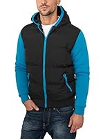 Urban Classics Chaqueta (Negro / Turquesa)