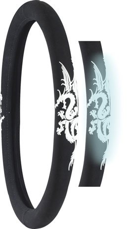 Night Glow Dragon Steering Wheel Cover