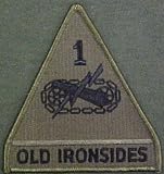 1st Armored Division Subdued Shoulder Sleeve Insignia