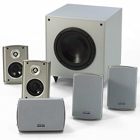Click here to buy KLH MP06HT 6-Piece Home Theater Speaker System with 100-Watt Subwoofer.