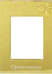 Quinceanera Remembrance Plaque - Rectangular Picture Holder