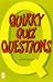 Book Quirky Quiz Questions (Right Way)