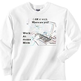 WAHM Lady at PC- Where are You? Long Sleeve T-Shirt