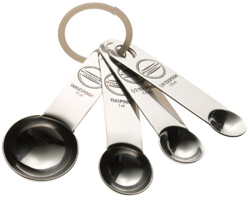 KitchenAid 4-Piece Stainless-Steel Measuring Spoon Set