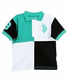 U.S. Polo Assn. “Patchwork” Pique Polo Shirt (Sizes 2T – 4T)