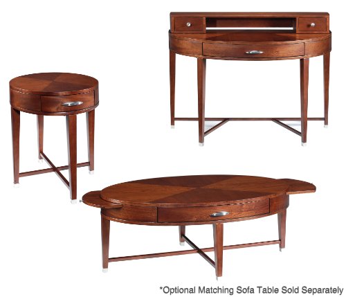 Magnussen Orion Wood Oval Occasional Table Set
