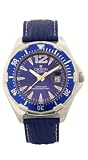 Croton Men's Blue Sports Leather Watch #CA301056BUBL