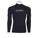 O'Neill Wetsuits Basic Skins Long Sleeve Crew, Black, Large