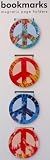 Magnetic Bookmarks Peace Signs