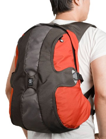 Crumpler The King Single Computer Backpack for Laptop (Gunmetal/Grey/Rust Red) On Sale