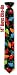 Apparel : Christmas Lights 14inch by Wild Ties black polyester boys clipon ties