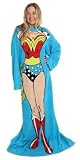 Wonder Woman Comfy Throw Blanket With Sleeves “Being Wonderous” Picture