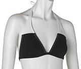 Reebok Women's Solids Halter Slider Top, Black, Medium