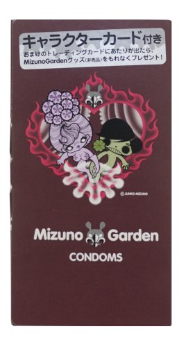 MizunoGarden コンドーム 10コ入 水野純子オリジナルキャラクタートレーディングカード付き