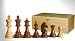 ORIGINAL 535, Schachfiguren, KH 83 mm, ind. Palisander/Buchsbaum, im Holzkasten
