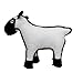 TUFFY - World's Tuffest Soft Dog Toy - Barnyard Sheep - NO Squeakers - Multiple Layers. Made Durable, Strong & Tough. Interactive Play (Tug, Toss & Fetch). Machine Washable & Floats. (Regular)