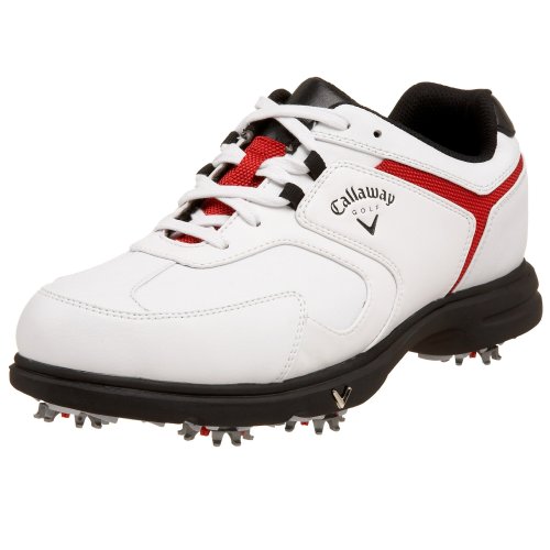 Callaway Men’s Sport Era Golf Shoe,White/Red/Black,10.5 M US