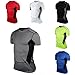 Generic New Mens Compression Sweat-absorbent Sport Gear Crewneck Athletic Shirt Tops