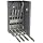 Alvord Polk 127-S-10 High-Speed Steel Chucking Reamer Set, Right Hand Spiral Flute, Uncoated Finish, 15-Piece, 1/16 - 1/2 Inch Sizes in 1/32 Inch Increments