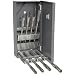 Alvord Polk 127-S-10 High-Speed Steel Chucking Reamer Set, Right Hand Spiral Flute, Uncoated Finish, 15-Piece, 1/16 - 1/2 Inch Sizes in 1/32 Inch Increments