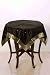 Black Sari Tablecloth / Linen / Topper - Custom made