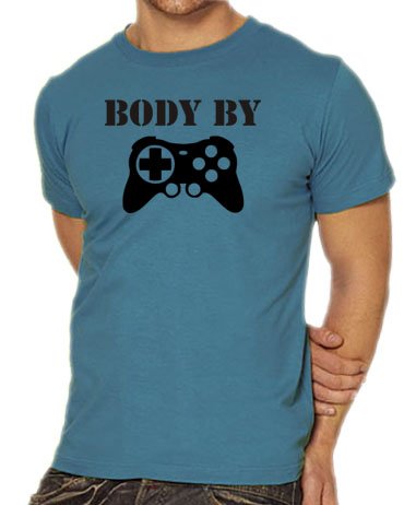 Touchlines Unisex/Herren T-Shirt BODY BY, steelblue, L, B1636