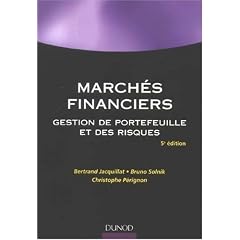 march�s financiers: Gestion de portefeuille et des risques