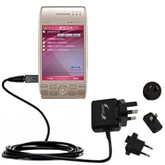 International Ladeger�t / AC Reiseladeger�t f�r Sharp Willcom WS003SH _ Gomadic Marke mit TipExchange Technology