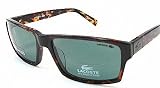 Lacoste - Lacoste LA12414P Tortoise Frame Polarized Sunglasses