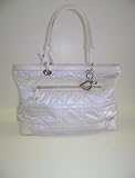 Christian Dior Handbags Tropez Medium Off -White Nylon- Leather NCC443173