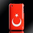 Turkish Flag, Turkey "Patriot Series" polycarbonate UV case-cover for Apple iPhone 3G & 3GS
