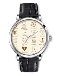 SPRAWL Aanalog Fashion Series Silver Ladies Watches of Genuine Black Leather Strap,Unique Wrist Watch for Women Girls Designed with All kinds of love