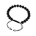 Cat Eye Jewels Handcrafted Mala Yoga 10mm Natural Lava Rock Energy Bracelet with Free Gift Red String Bracelet H009