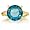 Ani's Cocktail Ring - Simulated Aquamarine