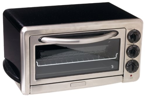 KitchenAid KCO1005OB 1 2-Cubic-Foot 6-Slice Countertop Oven - Onyx Black product image
