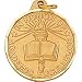 1 1/4 Inch Silver In Honor Of Academic Excellence Medal