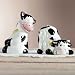 BLK & WHI COW S & P SHAKERS