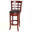Boraam 41229 Kyoto 29 Inch Swivel Bar Stool - Cherry Finish