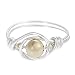 Sterling Silver and Goldfilled Bead Ring .925 Stamp Hypoallergenic, sizes 5, 6, 7, 8, 9