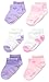 Hanes Girls' Toddler Ankle Socks (Pack of 6), Assorted color