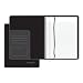 Mead 06591 Refillable business notebook cover, business card/pen holder, black, 11x8-1/2